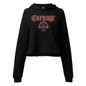 Carnage | Dollface Crop Hoodie