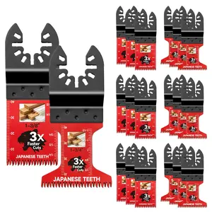 10/20 Pcs Multitool Blades, Professional Japanese Teeth Fast Cutting Oscillating Saw Blades, Compatible with Major Brands