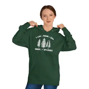 I like them Real thick and Sprucey hoodie, hiking hoodie, tree hoodie, PNW hoodie, mountains sweatshirt, granola girl