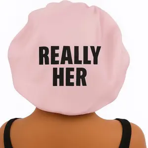 Sleepy Tie Silk Bonnet with Crown Design for Comfortable Night Sleep