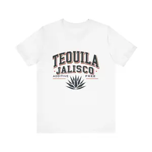 Tequila Jalisco Fanclub Unisex Tee, Shirt for Tequila Lovers, Mexican Drink T-Shirt, Comfy Soft Jersey, Vintage Style Top cool graphic