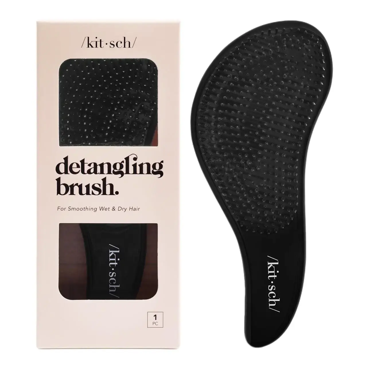 Black Detangling Brush for Smooth, Heatless Haircare Black Detangling Brush for Smooth, Heatless Haircare