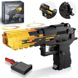 TOKMOC Rubber Band Golden Classic Model Toy Building Block Set,STEM DIY Rubber Band Assembling Toy,Collecting Building and Gifting Model for Adventure Toy Lovers,For Aged 12 and Above,Stress Relief Toy,700 Pieces,66047