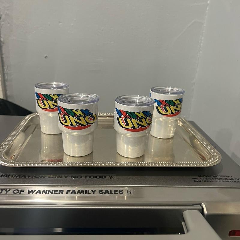 Drunk Uno with everything needed for 4 players.