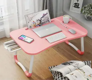 Ultra Large Portable Foldable Laptop Bed Table,Multi Functional Tray Holder with Cup Holder &Drawer,Perfect for Eating,Reading,and Writingon Beds,Sofas,Floors -Stable