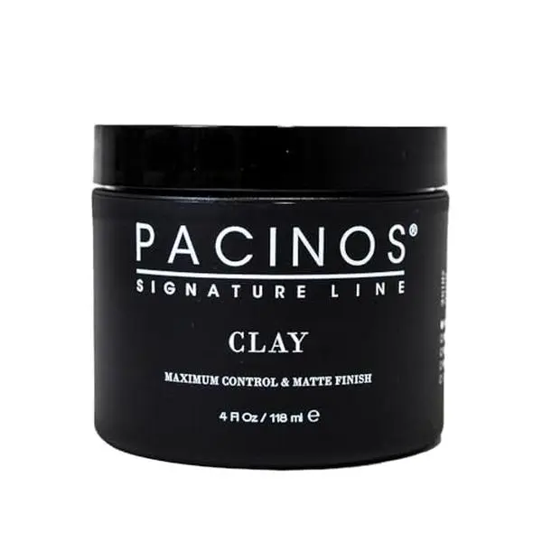 Pacinos Clay Hair Paste, Firm Hold Styling Wax, Matte Finish, 4 oz