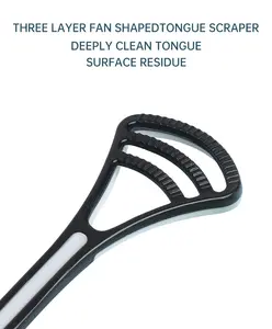 Tongue Scraper Cleaner 100% BPA Free Tongue Scrapers with Travel Handy Case for Adults & Kids, tongue crib,Healthy Oral Care, Easy to Use, Help Fight Bad Breath (6 PACK)