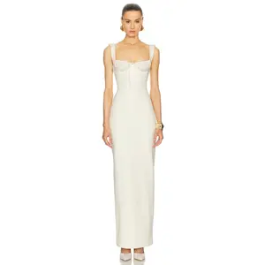 Helsa The Yasmin Dress in Baby Yellow