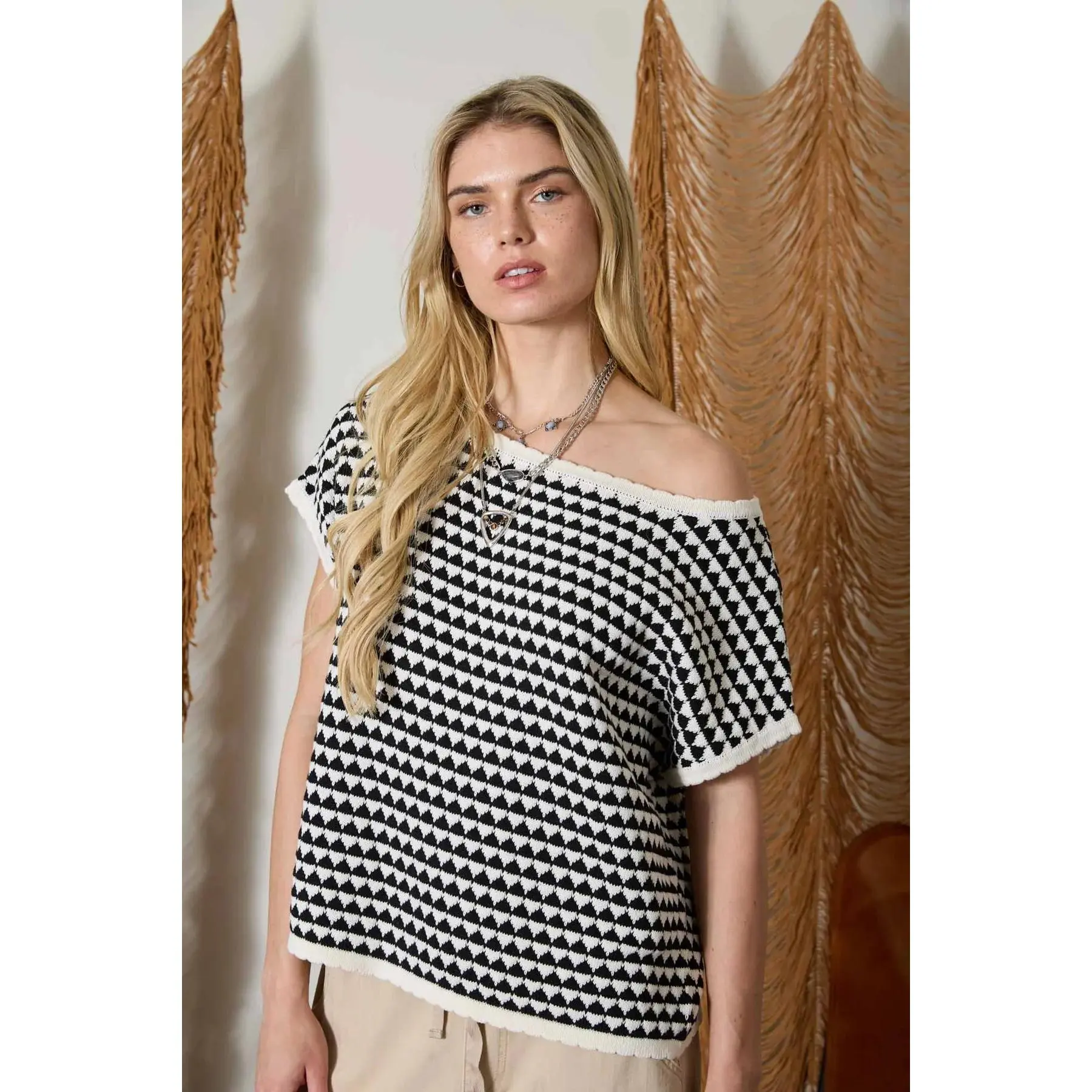 Cozy Geometry Sweater