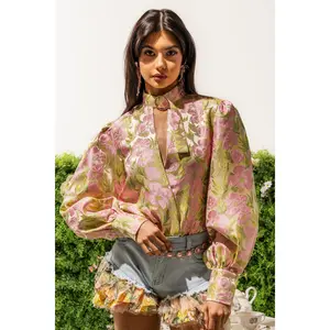 OVER IT FLORAL BODYSUIT