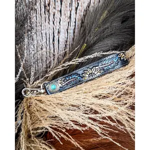 Myra Bag - Cheyenne Bloom Hand-Tooled Key Fob