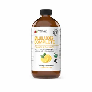 Complete Natural Products Gallbladder Complete Liquid Detox & Cleanse for Gallbladder & Liver Support USDA Organic & OU Kosher