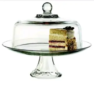 Anchor Hocking Glass Serving Set Tableware Bowl Lid Cake Platter Fruit