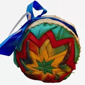 Ornament Ball Decor - Customizable Ball with Unique Design and Colorful Accents