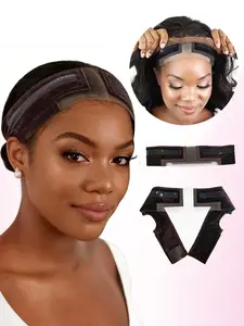 Lace Wig Grip Band Women: Adjustable Silicone Non-Slip Wig Gripper with Middle Lace Part & Ear Cut Outs Secure Fit Breathable No-Headache for Wigs Chemo Cosplay Sports Daily Wear