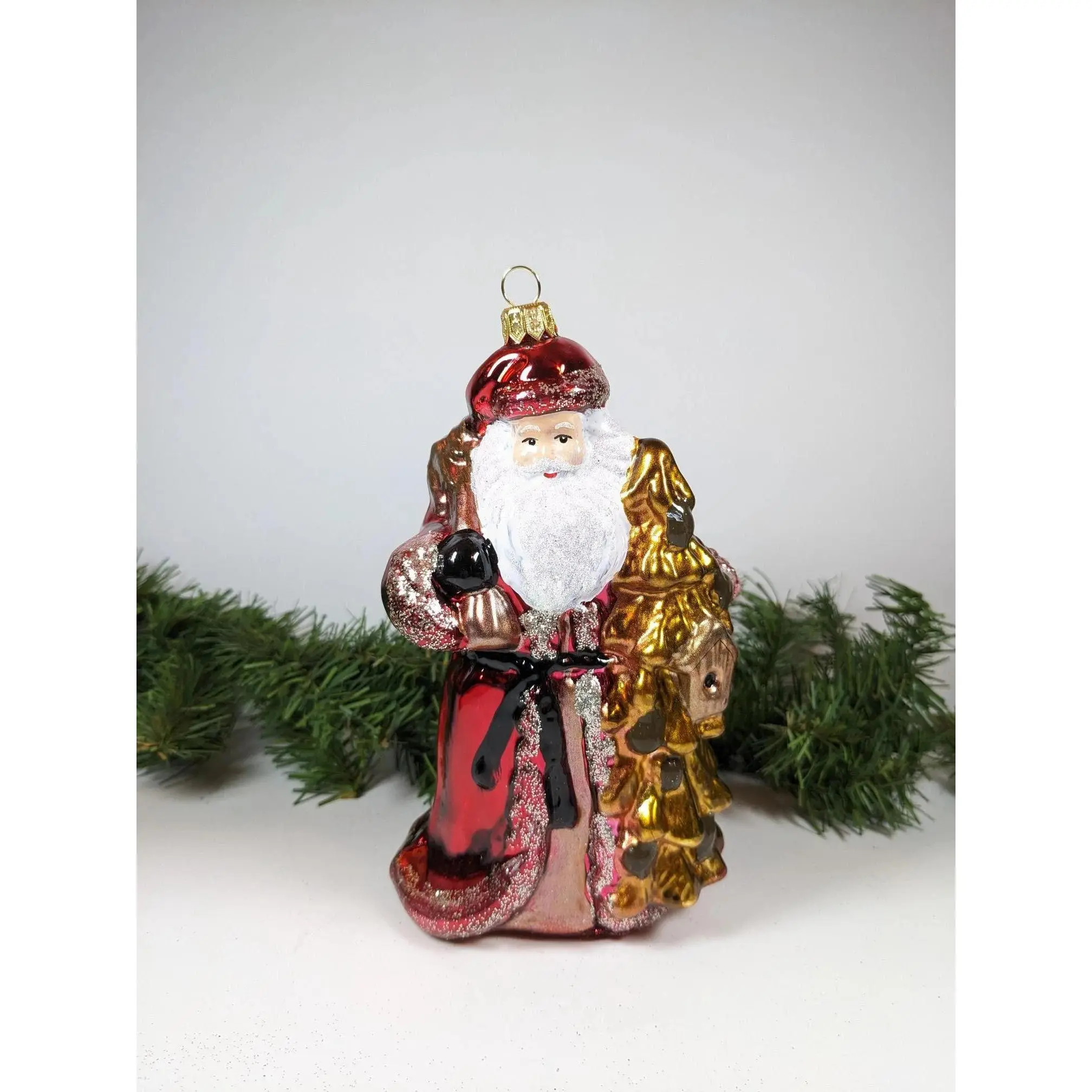 Large Santa Christmas Ornament