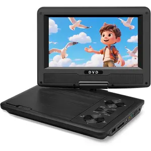 11.5" Portable DVD Player for  &  Travel-9 inch Swivel IPS Screen,3-Hour ,CD/DVD/USB/SD Support,Region Free/Headrest Mount & Remote