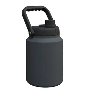 Asobu Stainless Steel Double Walled Vacuum Insulated Jug With Full Hand Easy Carry