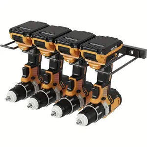 Power Tool Organization Rack, Wall Mounted Drill Bit Rack, Power Tool Storage Rack, Garage Tool Display Organization Rack & Storage, Power Tool Organizer, Construction Tool Organizer