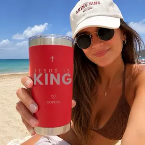 Jesus is King Drinkware Tumbler