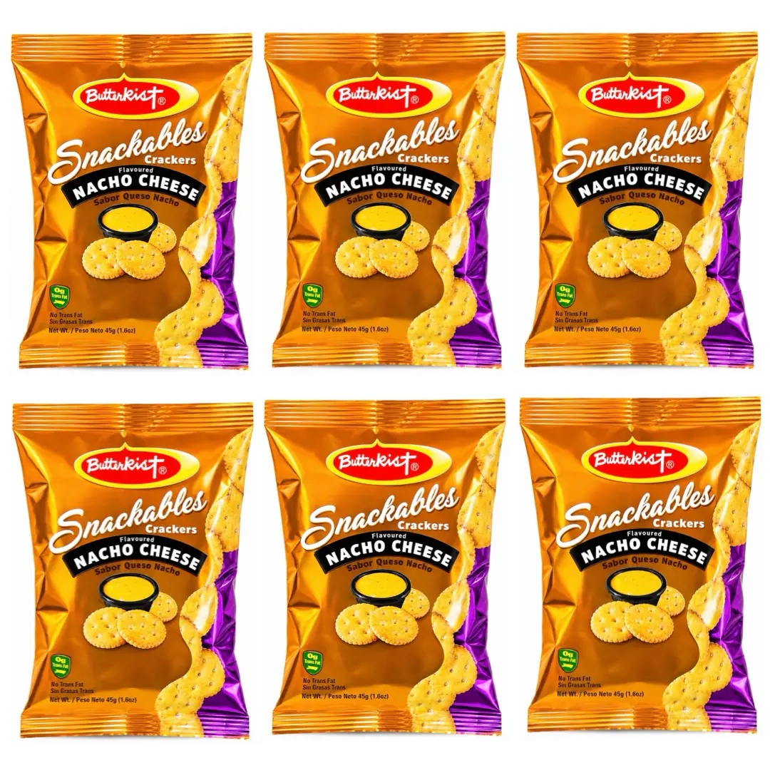 BUTTERKRIST SNACKABLES NACHO CHEESSE 1.6OZ (PACK OF 6)