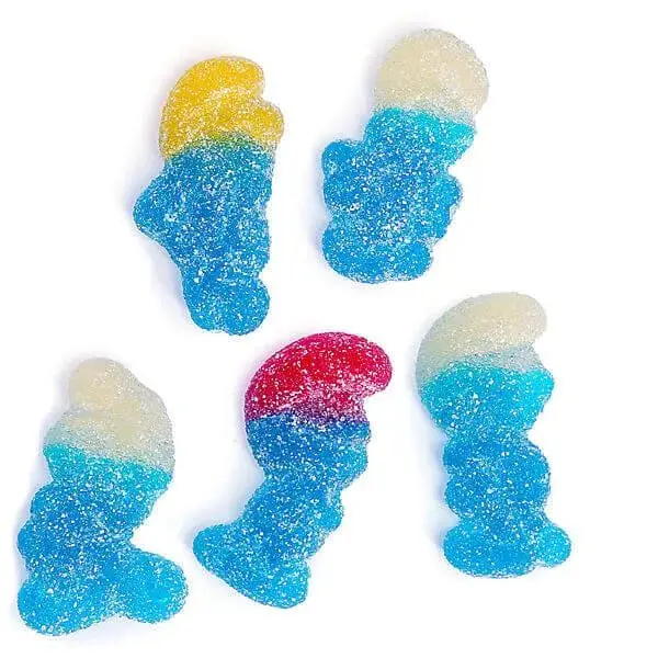 Haribo Gummy Sour Smurfs Candy: 3LB Box Haribo Gummy Sour Smurfs Candy: 3LB Box