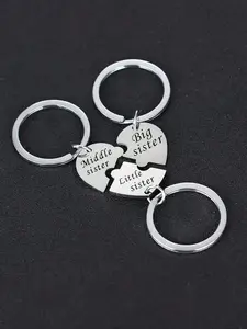 Slogan Pattern Keychain, Personalized Fashionable Keychain for Women & Men, Trendy All-match & Exquisite Keychain for Birthday Gift