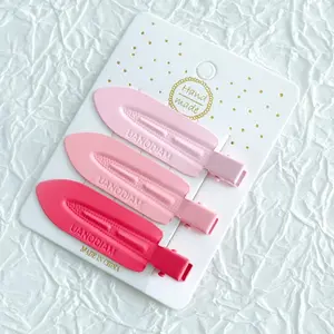 3 Pieces No Bend Hair Clips No Crease Hair Clips Curl Pin Clips for Hair Styling Bangs Waves Makeup Application