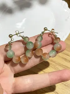 Fashionable Stone Beaded Earrings, Fashion Jewelry for Party, Daily Clothing Decor, Trendy All-match & Exquisite Jewelry for Birthday Gift