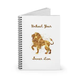 Leo II Inspired Notebook - Spiral Ruled Line