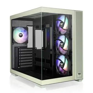 View 380 TG ARGB Matcha Green Mid Tower Chassis