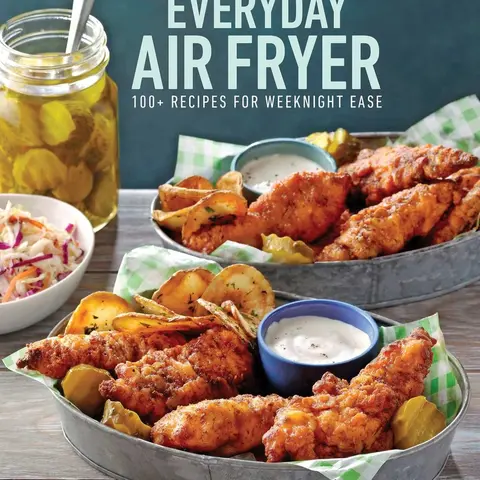 Used Taste of Home Everyday Air Fryer Soft Cover Literature Book - Trusted Media Brands, Unknown Author, 112 Easy Step-by-Step Weeknight Meal Recipes, Like New Condition, Vibrant Photos, English Language, 1.3 lbs, 256 Pages, All Ages Suitable