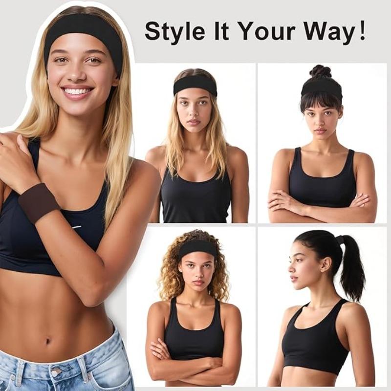 Solid Color Non-slip Hair Bands, Soft Elasitc Hair Band for Women & Girls, Fashion Hair Accessories for Gym Workout Running Wide African Stretch Headbands Adjustable Tan Headband Solid Color Non-slip Hair Bands, Soft Elasitc Hair Band for Women & Girls, Fashion Hair Accessories for Gym Workout Running Wide African Stretch Headbands Adjustable Tan Headband