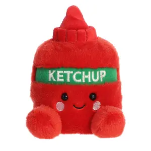 Palm Pals Adorable Tommy Ketchup 5 inch Red Mini Soft Plush Collectable Stuffed Animal