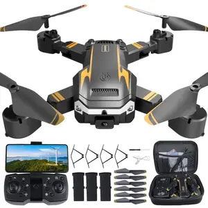 ABCPOW Drone with Camera for Adults Kids 1080P 8K HD Dual Camera Remote Control Drone RC Aircraft Quadcopter W/ 3 Batteries for Long Flight Mini Foldable Drone for Beginners Toys Gifts for Boys Girls