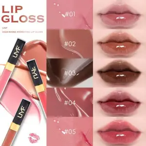 UMF Lip Gloss Liquid Lipstick Long Lasting Matte Moisturizing Smooth Women's Makeup Valentine's Day Gift Oil Gentle Lip Oil with Jojoba & Hyaluronic Acid
