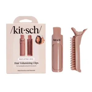 Kitsch Hair Volumizing Clips in Terracotta Heatless Styling Tools Heatless Haircare Kitsch Hair Volumizing Clips in Terracotta Heatless Styling Tools Heatless Haircare