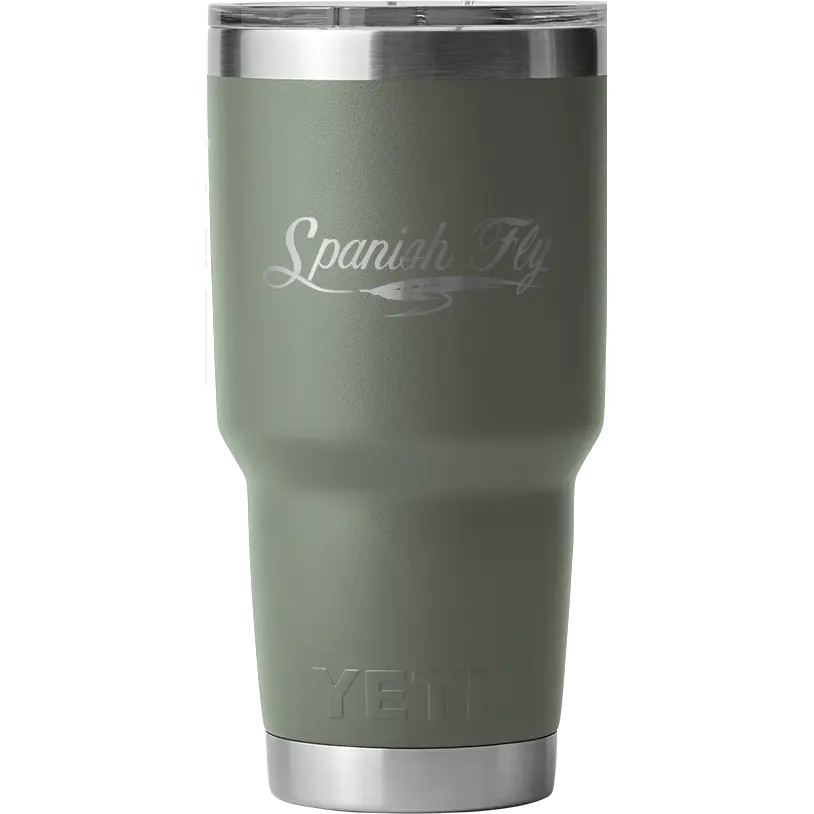 Spanish Fly Yeti Rambler 30 oz Tumbler - Versatile Water Bottle with Durable Design and Comfortable Fit