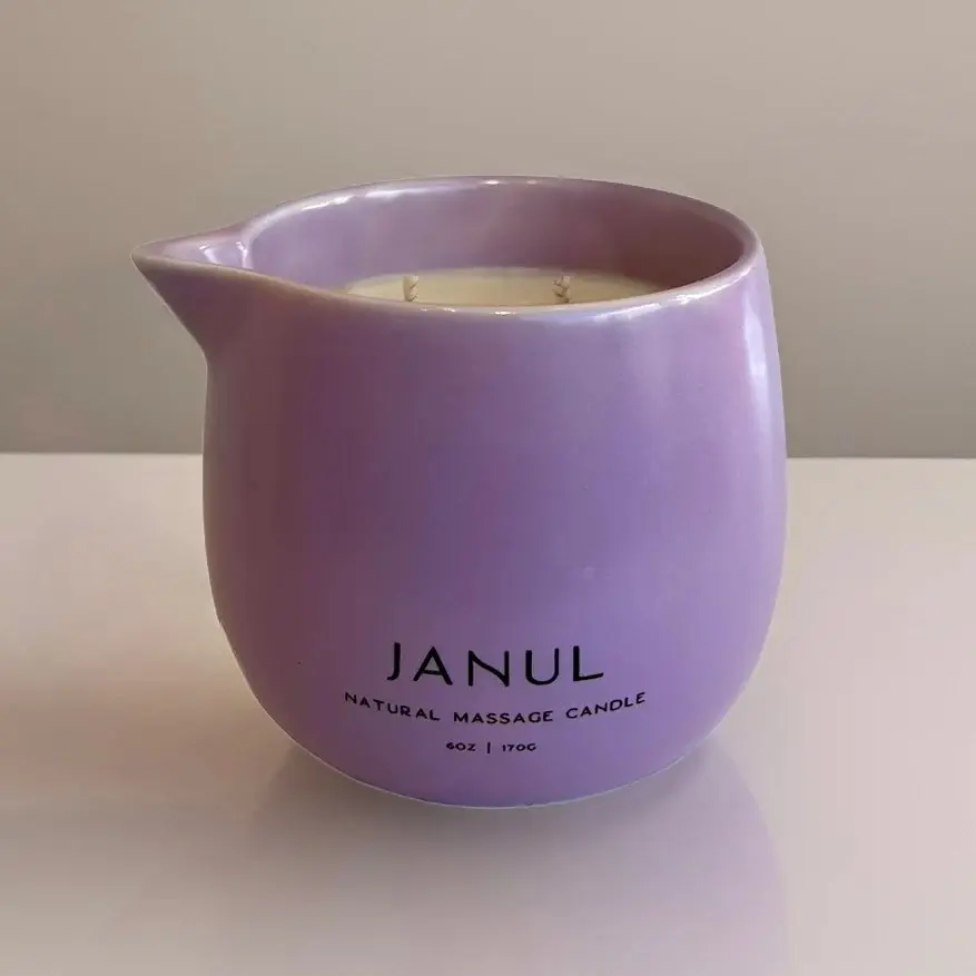 Massage Candle - REFRESH- sweet pea- moisturizing