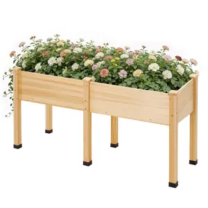 [CHECK PICTURES BEFORE ORDERING] [Summervibes] AMERLIFE Various Styles of Wooden Raised Garden Bed, Elevated Planter Box Outdoors for Deep Rooted Plants, Ideal for Balcony, Patio, Easy Assembly