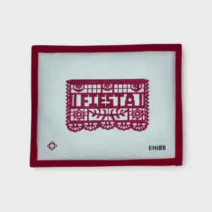 Fiesta Papel Picado Needlepoint Ornament Canvas