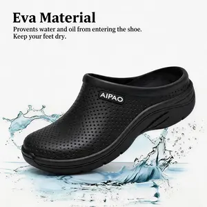 Unisex Breathable Garden Clogs | Comfortable Slip-On Work Shoes for Men & Women | Lightweight Non-Slip Beach Mules | Water-Friendly Hospital & Nursing Shoes,summervibes
