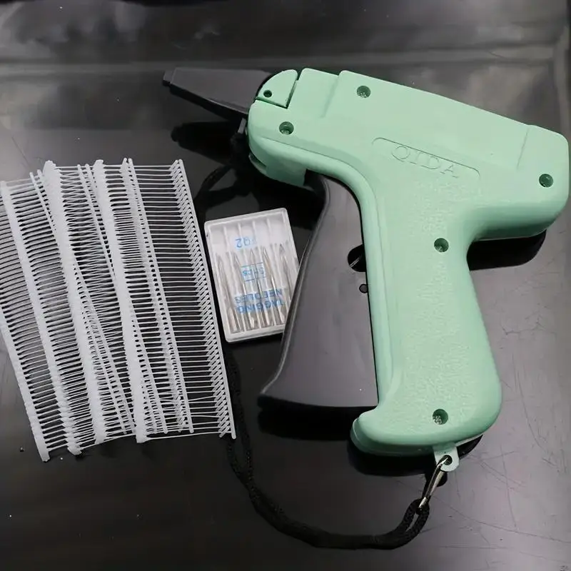 Garment Labeler with 5 Needles & 1000 Adhesive Needles, 1 Count Quick Labeler, Needle Punch Labeler for Stores, Warehouses, Consignment Garages and Ya