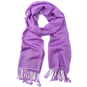 Best Desu  Pashmina Tassel Scarf Wrap Shawl - Lavender