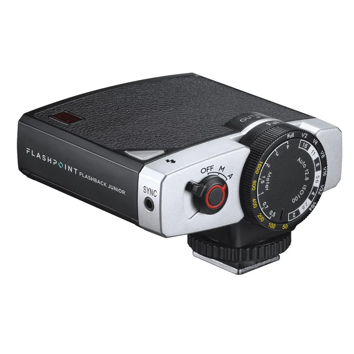 Flashpoint FlashBack Lux Junior Retro Camera Flash (Black), Godox Lux Junior