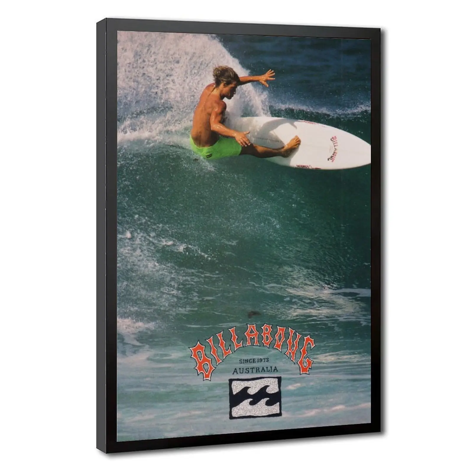 1990 BILLABONG Surfing Poster, Vintage Surfing Poster, Retro Surf Poster, Surfing Print