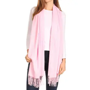 Sakkas Iris Warm Super Soft Cashmere Feel Pashmina Shawl Wrap Scarf for Women - Weddings, Festivals, Travel & Daily Wear