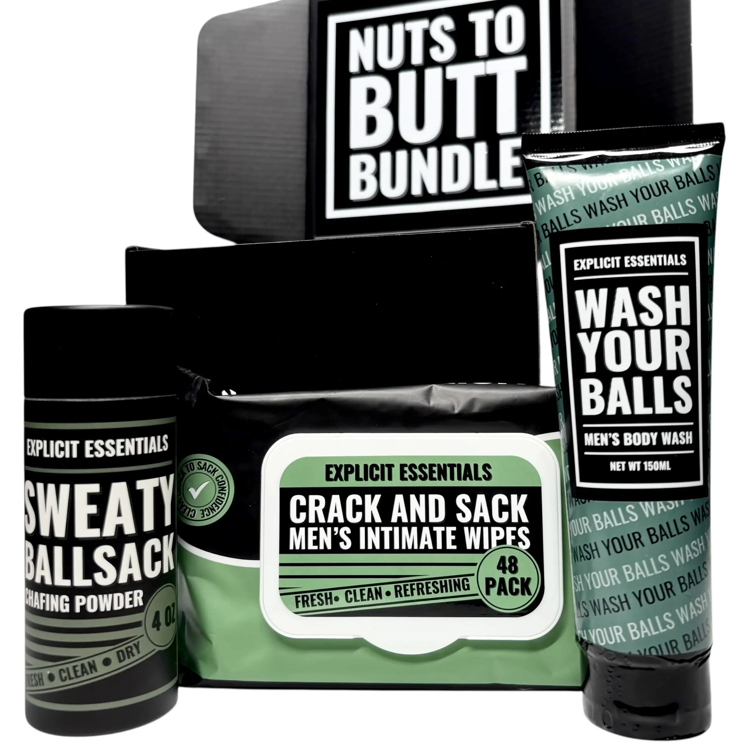 Nuts To Butt Gift Box Set Bundle, Gift Set For Men, Men's Gift Box