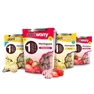 Don't Worry Low Calorie Meringue Cookies | 1 Calorie per Piece | Keto, Gluten Free, Low Carb Healthy Snacks For Adults