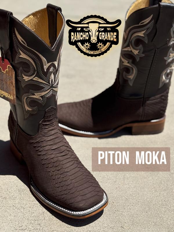 Men's Western Boots Piton Moka